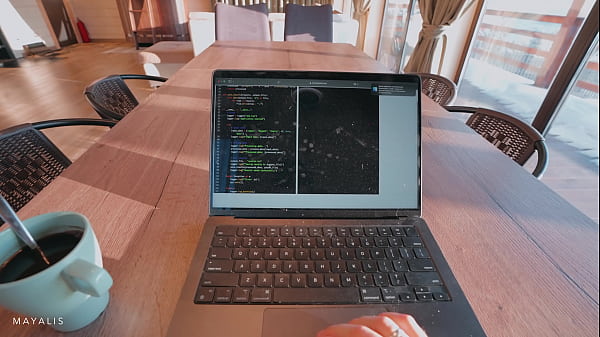 KNOCK-KNOCK. Let the Sweet Hot Stranger In to Warm Up Home.