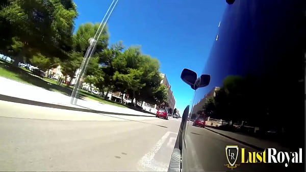 Redhead teen Lili Lou is fucked outdoor